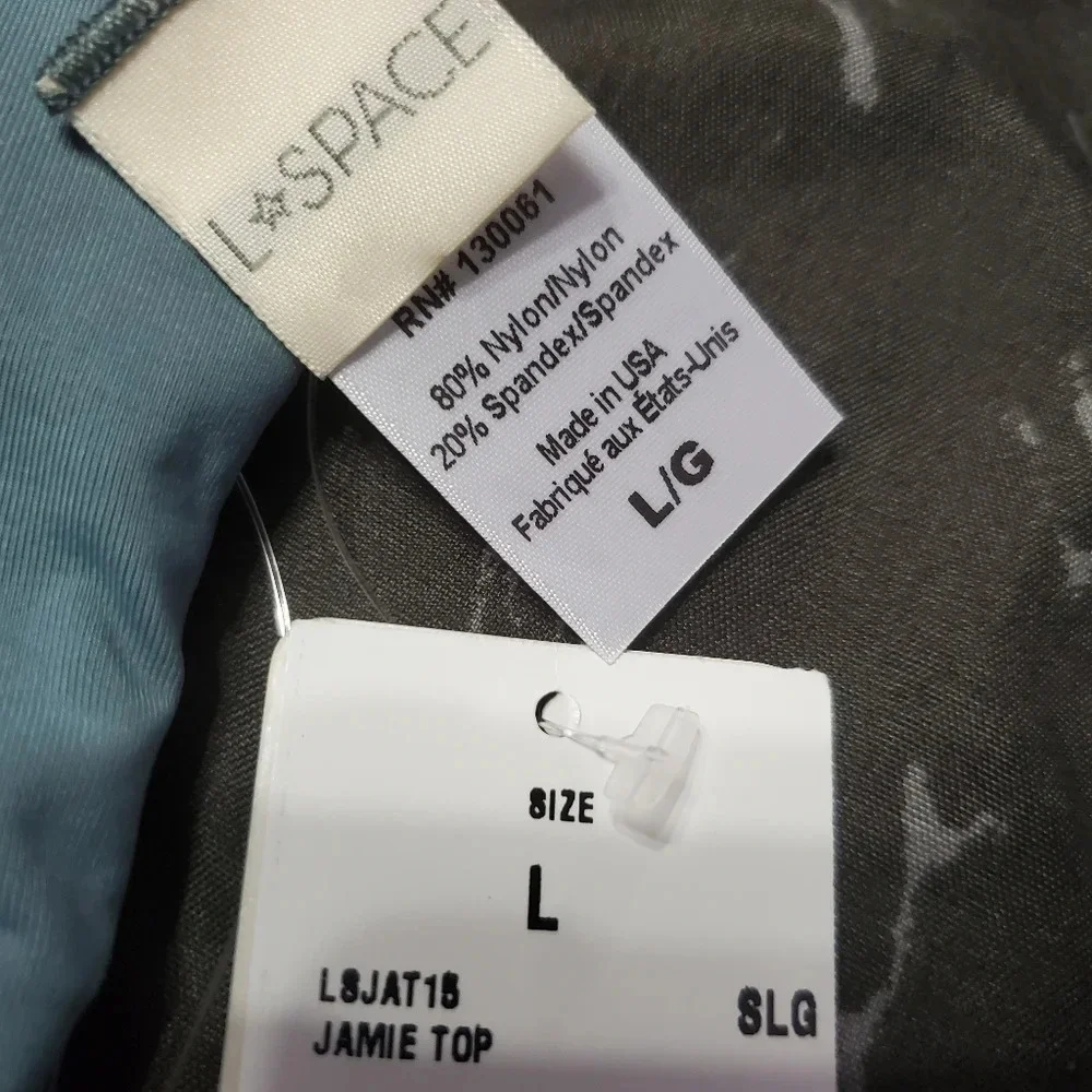 NWT L*Space Women's Jamie Bikini Swim Top L
